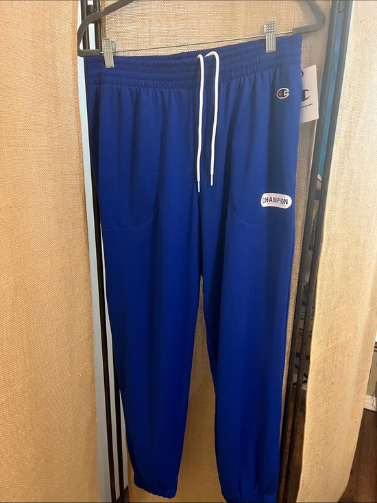 Champion Other - Champion Royal Blue Athletic Joggers with White Drawcord